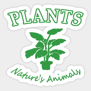 Plants - Nature's Animals Sticker